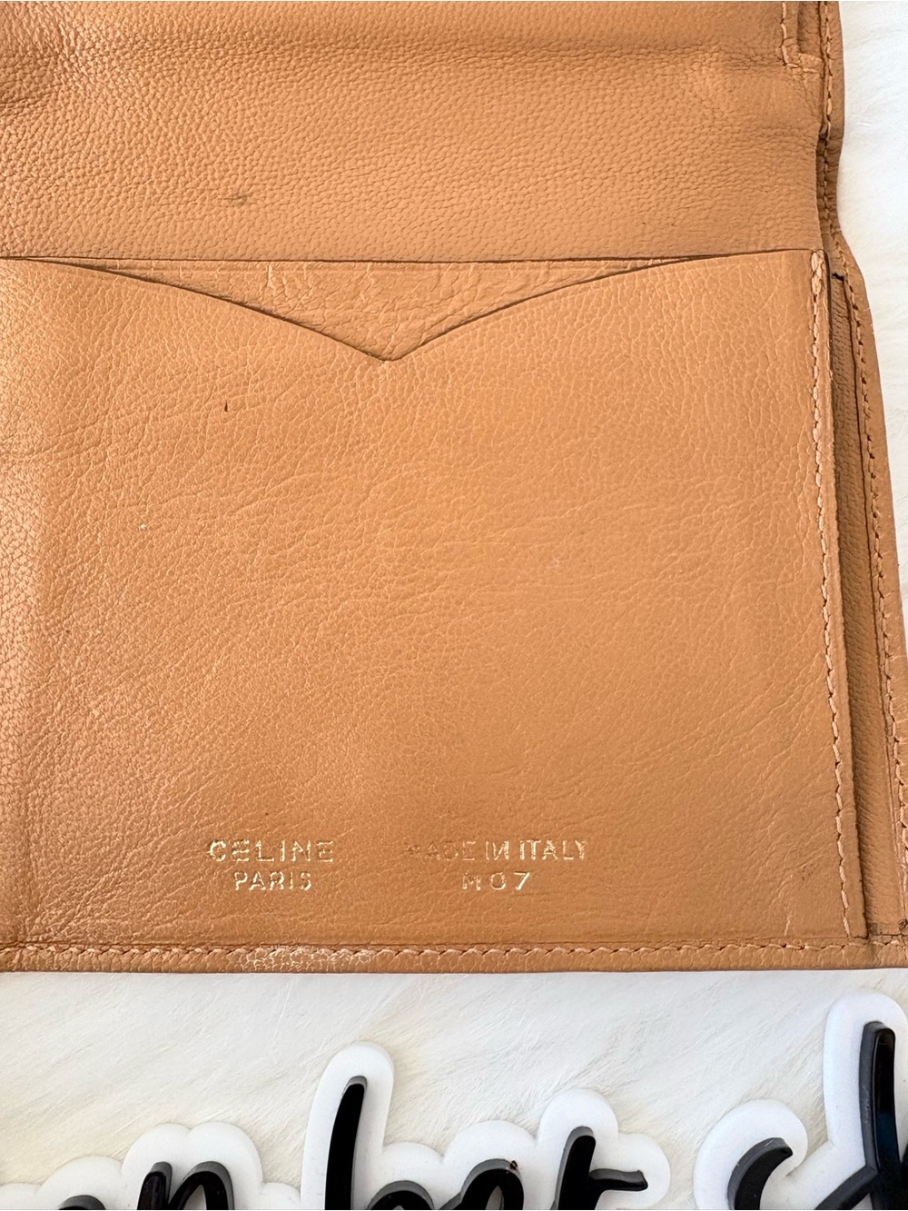 Celine Kisslock Wallet with Triomphe Embossing - Picture 7 of 14